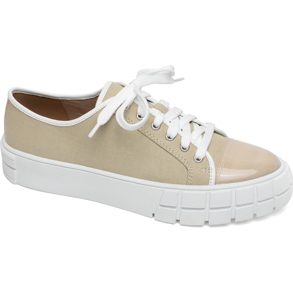 Shop Linea Paolo Kalaia Platform Sneaker In Sand/lotus