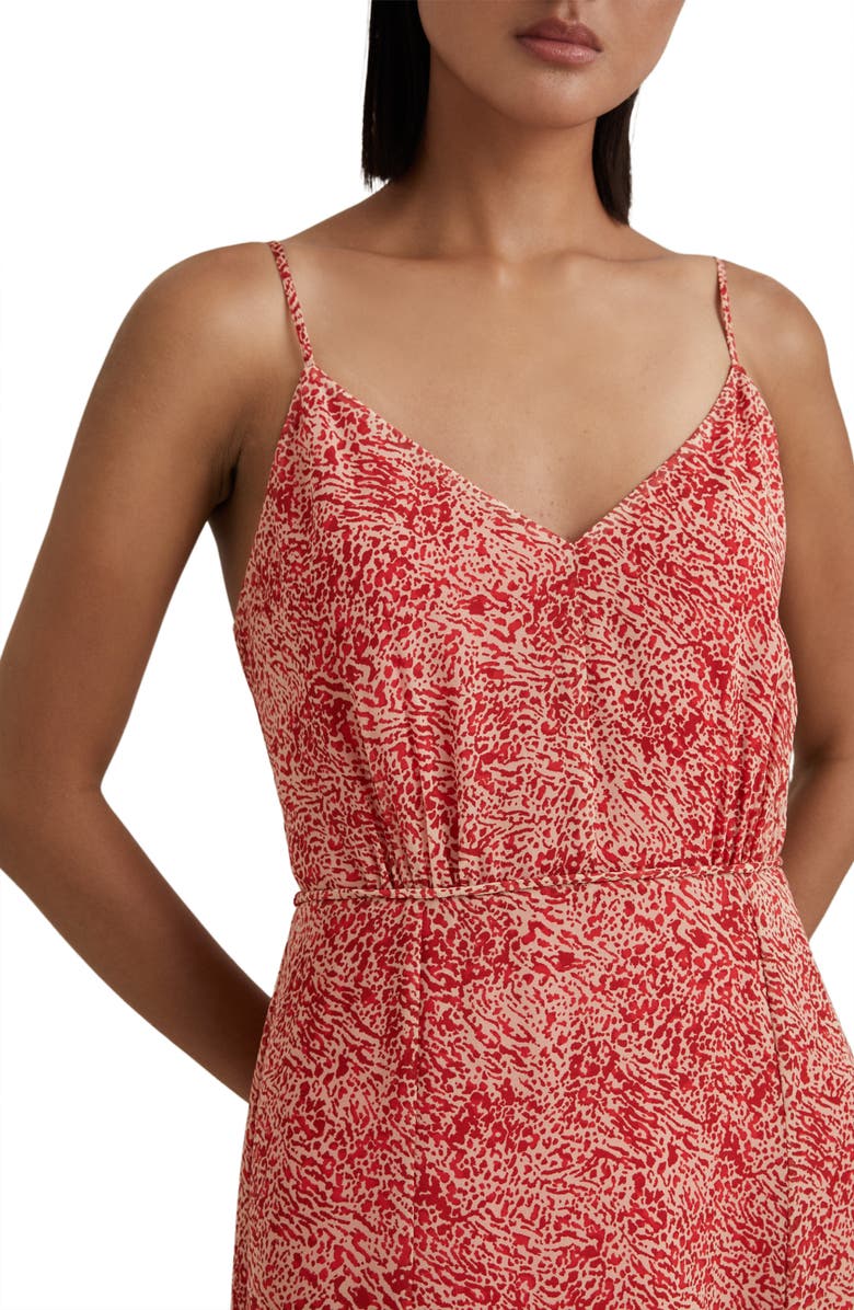 Reiss Olivia Tie Waist Maxi Dress, Alternate, color, 