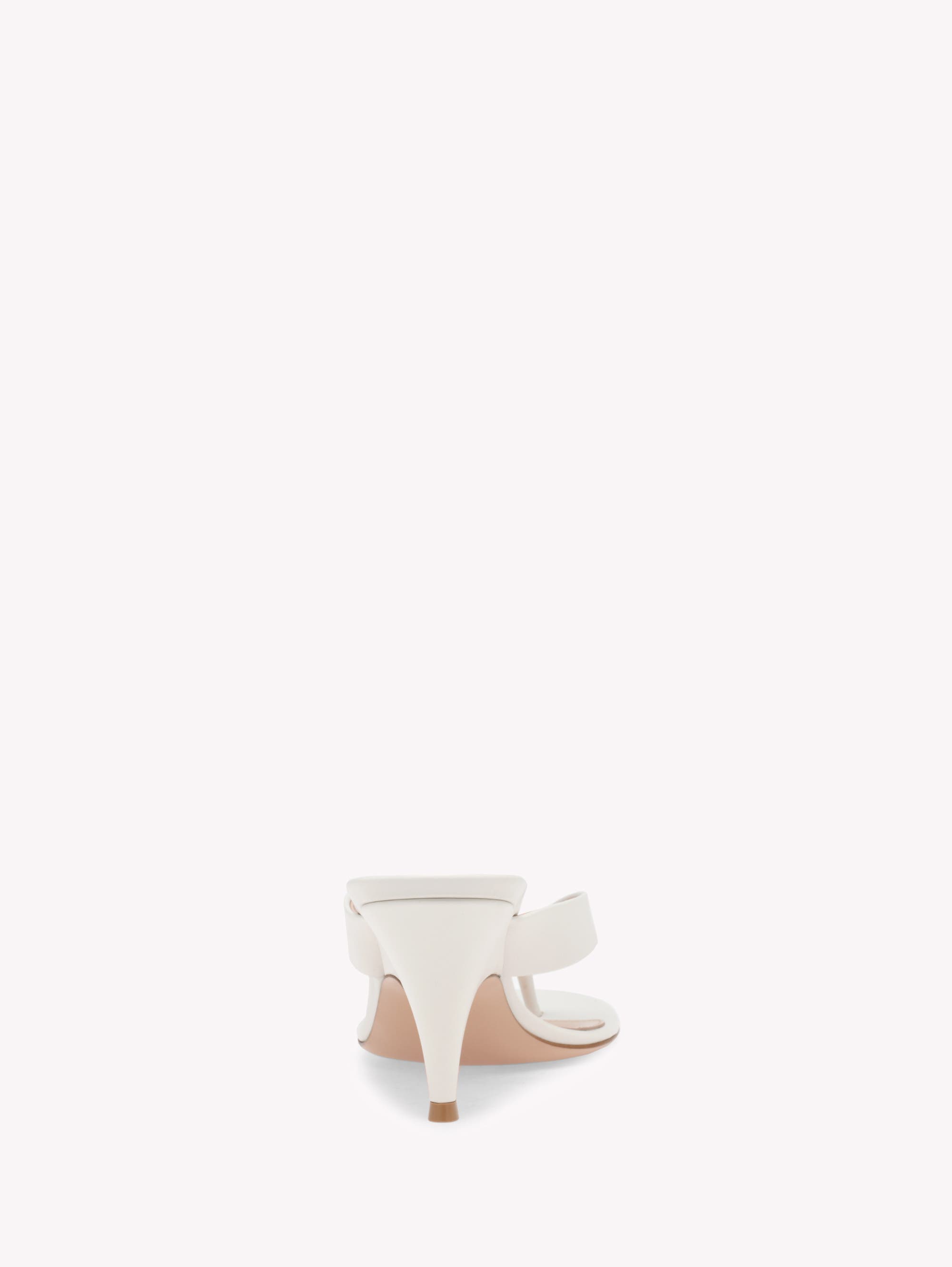 Gianvito Rossi Sofia Thong Mule, Alternate, color, White Calf Leather