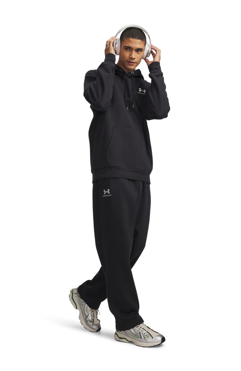 Under Armour Icon Fleece Sweatpants, Alternate, color, Black