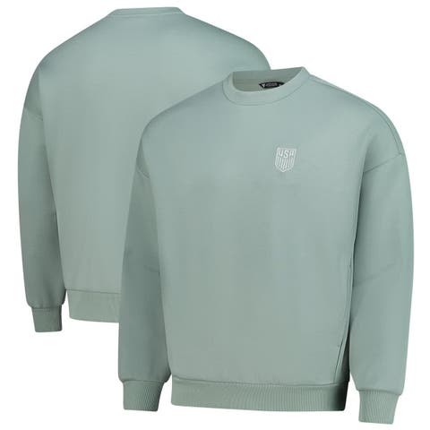 Unisex Levelwear  Green USMNT Luxe Signature Tri-Blend Pullover Sweatshirt