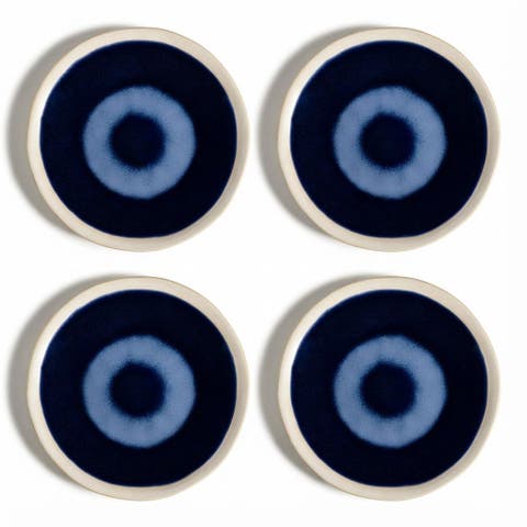 Leiria Cake Plate Stoneware 9 In Set Of 4