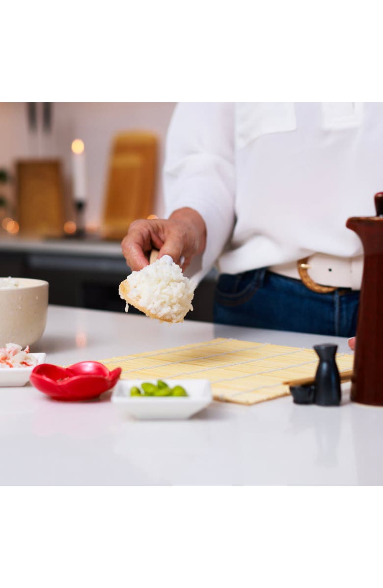 JOYCE CHEN Sushi Board and Sushi Roller Set, Alternate, color, Bamboo