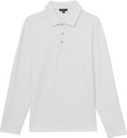 Reiss Tivolli Long Sleeve Waffle Polo