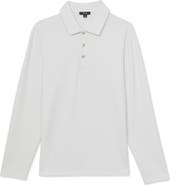 Reiss Tivolli Long Sleeve Waffle Polo