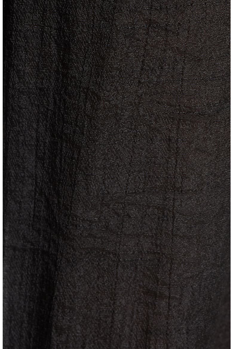 Crochet Trim Wide Leg Cover-Up Pants, Alternate, color, BLACK