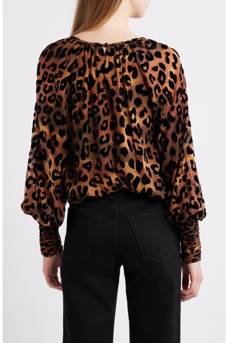 Lenny Burnout Top, Alternate, color, BROWN MULTI