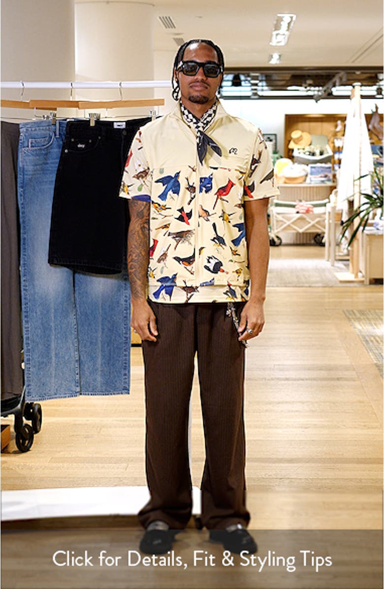 Birds of Georgia Print Vest, sales video thumbnail