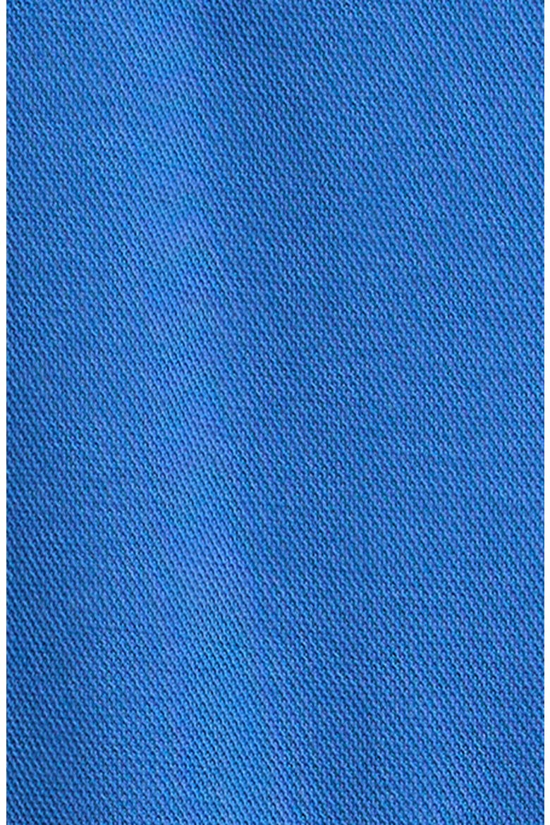 Organic Cotton Piqué Polo Romper, Alternate, color, ROYAL BLUE