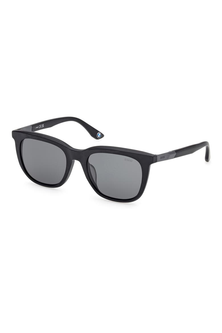53mm Sunglasses, Alternate, color, MATTE BLACK / SMOKE