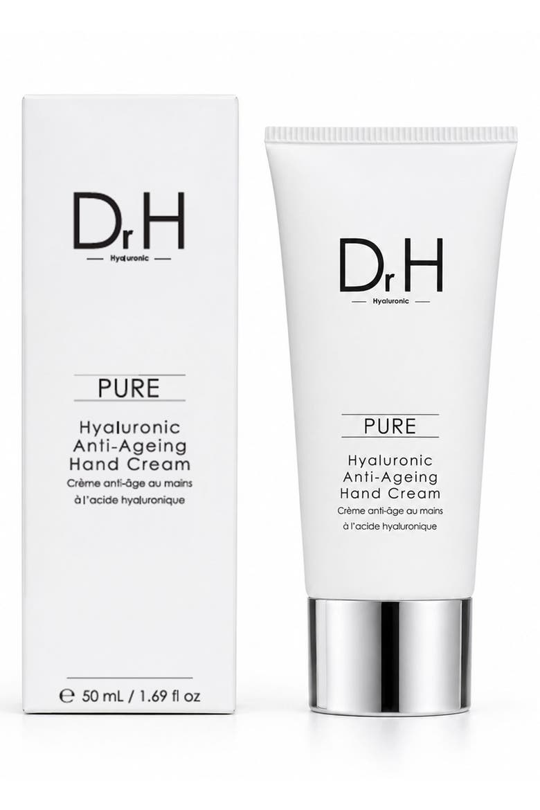 Hyaluronic Acid Hand Cream 50ml for Dryness, Fine Lines & Wrinkles, Alternate, color, White