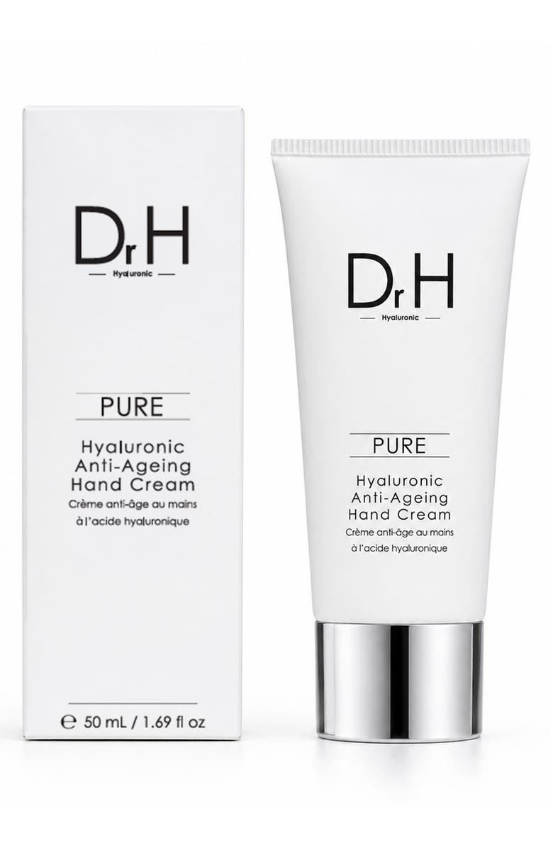 Dr H Hyaluronic Acid Hand Cream 50ml for Dryness, Fine Lines & Wrinkles, Alternate, color, White