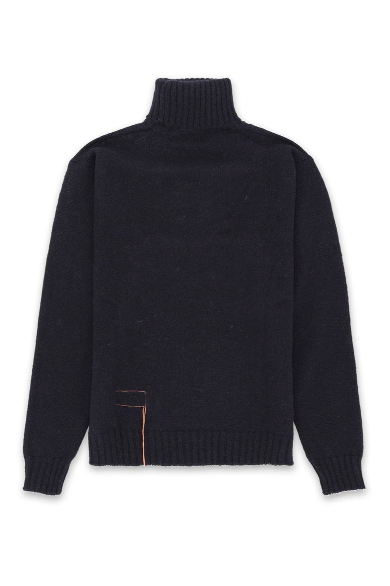 Wool Turtleneck Sweater, Alternate, color, Dark Blue