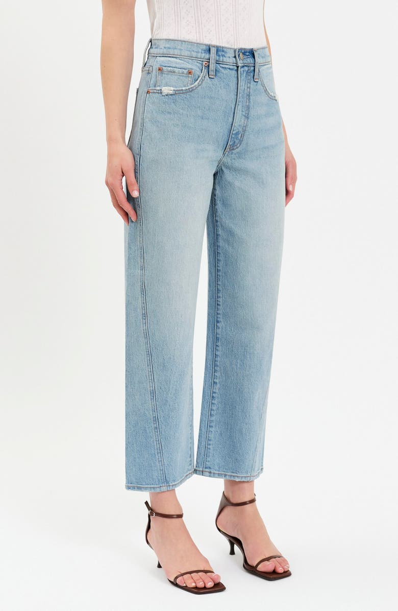 DAZE Westward High Waist Ankle Barrel Leg Jeans, Alternate, color, Pulse