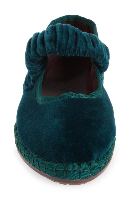 Flabelus Mafalda Leonor Mary Jane Flat In Green