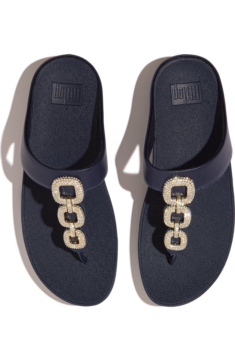 FitFlop Fino Platform Wedge Flip Flop, Alternate, color,