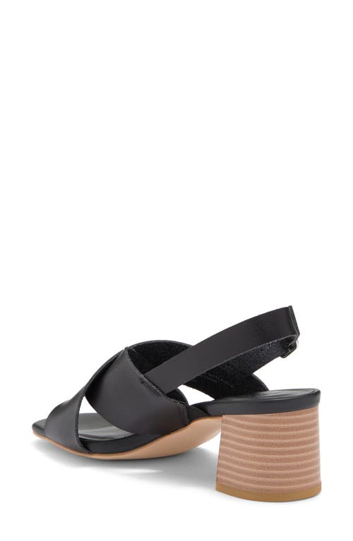 Nordstrom Rack Lyon Block Heel Slingback Sandal In Black