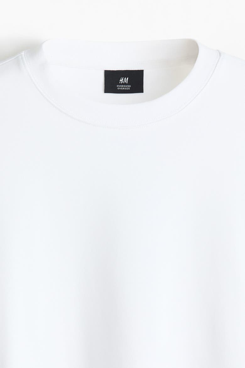 Oversized Interlock T-Shirt, Alternate, color, White