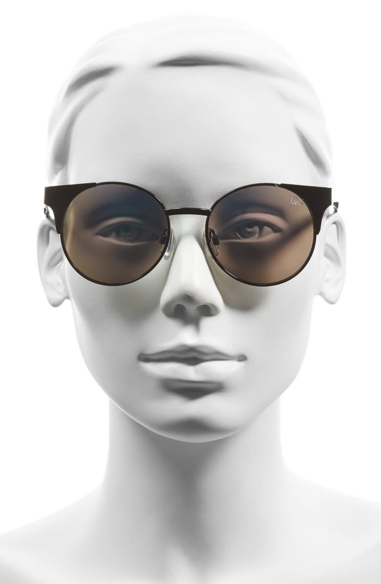 QUAY Australia 'Asha' 50mm Metal Sunglasses, Alternate, color, 