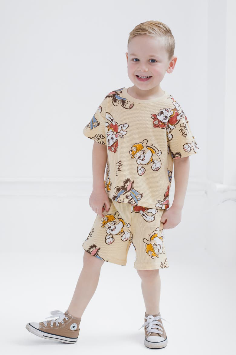 2-Piece T-Shirt and Shorts Set, Alternate, color, Paw Patrol Beige