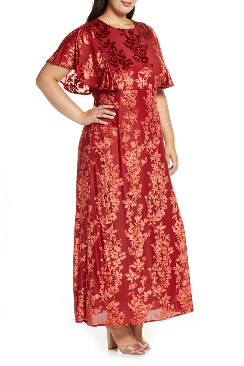 Parisian Dream Maxi Dress, Alternate, color, GINGER