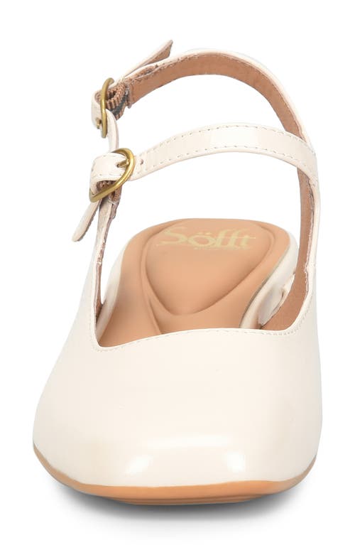 Söfft Leyla Slingback Mary Jane Pump In Almond