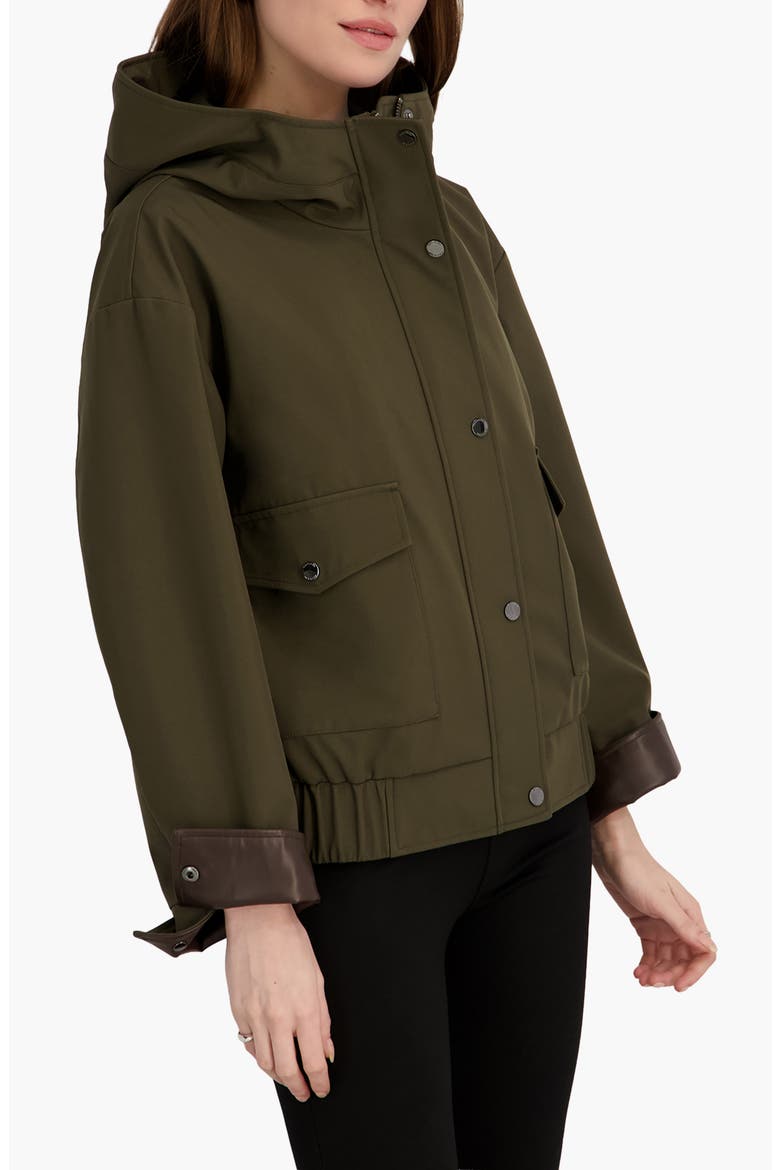 Leone Softshell Bomber Jacket, Alternate, color, OLIVE