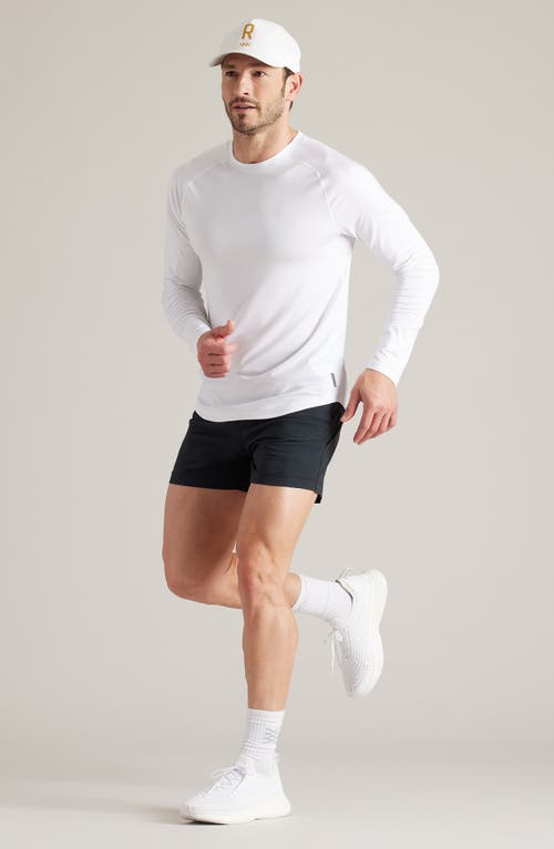 Rhone Atmosphere Long Sleeve Performance T-shirt In Bright White