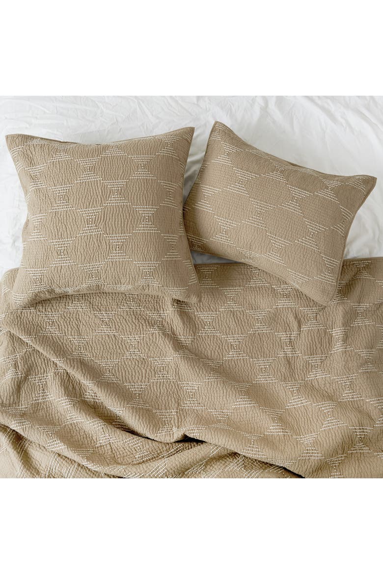 Saunders Bedding, Alternate, color, Brown