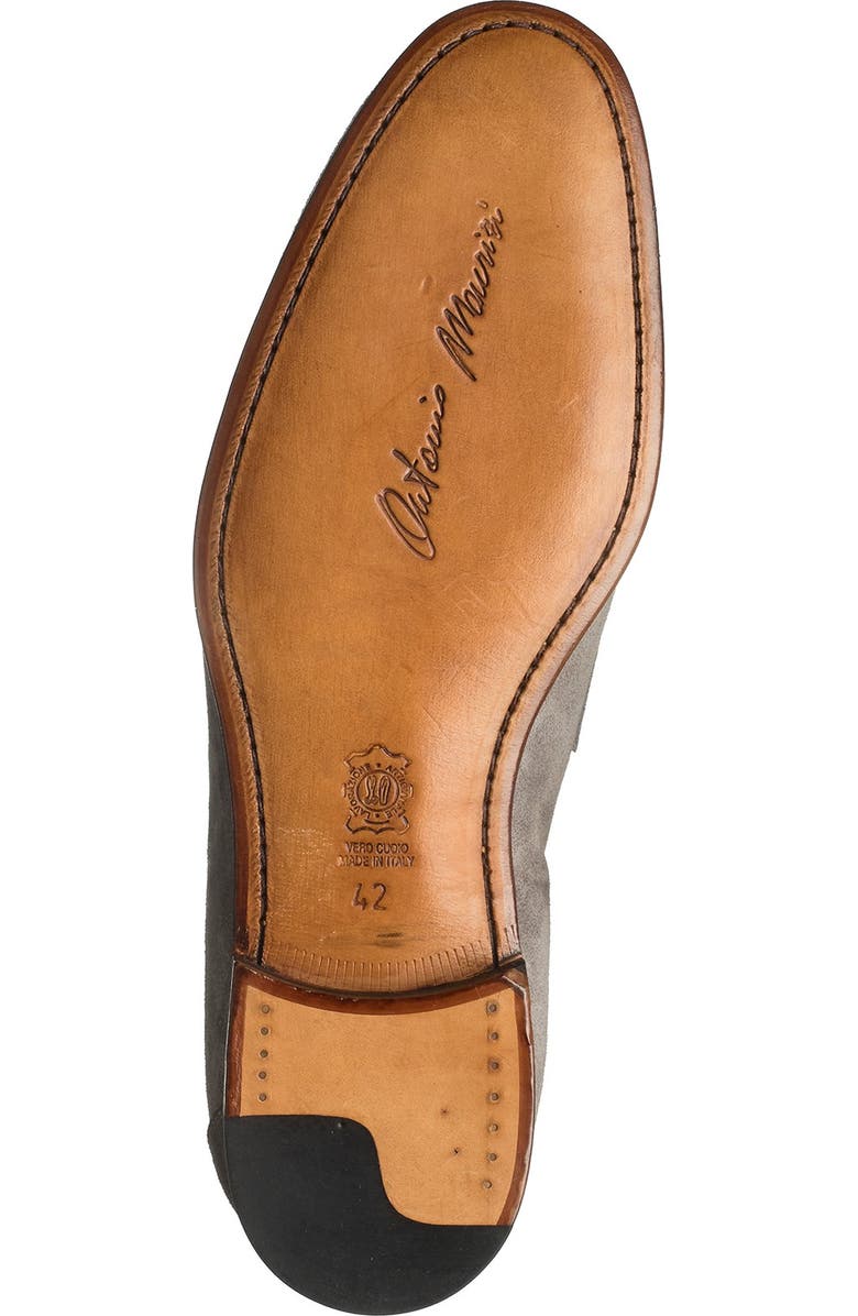 ANTONIO MAURIZI Suede Penny Loafer, Alternate, color,