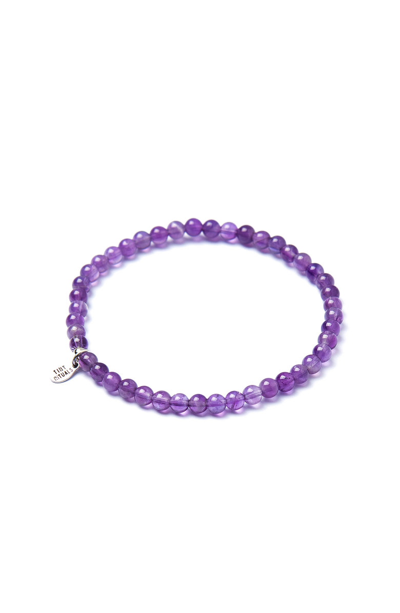 Tiny Rituals Amethyst Energy Bracelet, Main, color, Purple