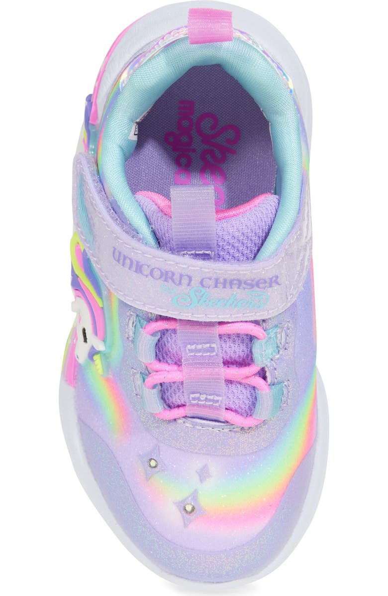 SKECHERS Kids' Unicorn Chaser Sneaker, Alternate, color, Lavender/ Multi
