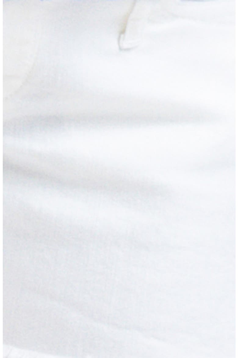 Distressed Maternity Denim Shorts, Alternate, color, WHITE