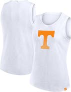 FANATICS Women's Fanatics White Tennessee Volunteers Activate Slub Tank Top