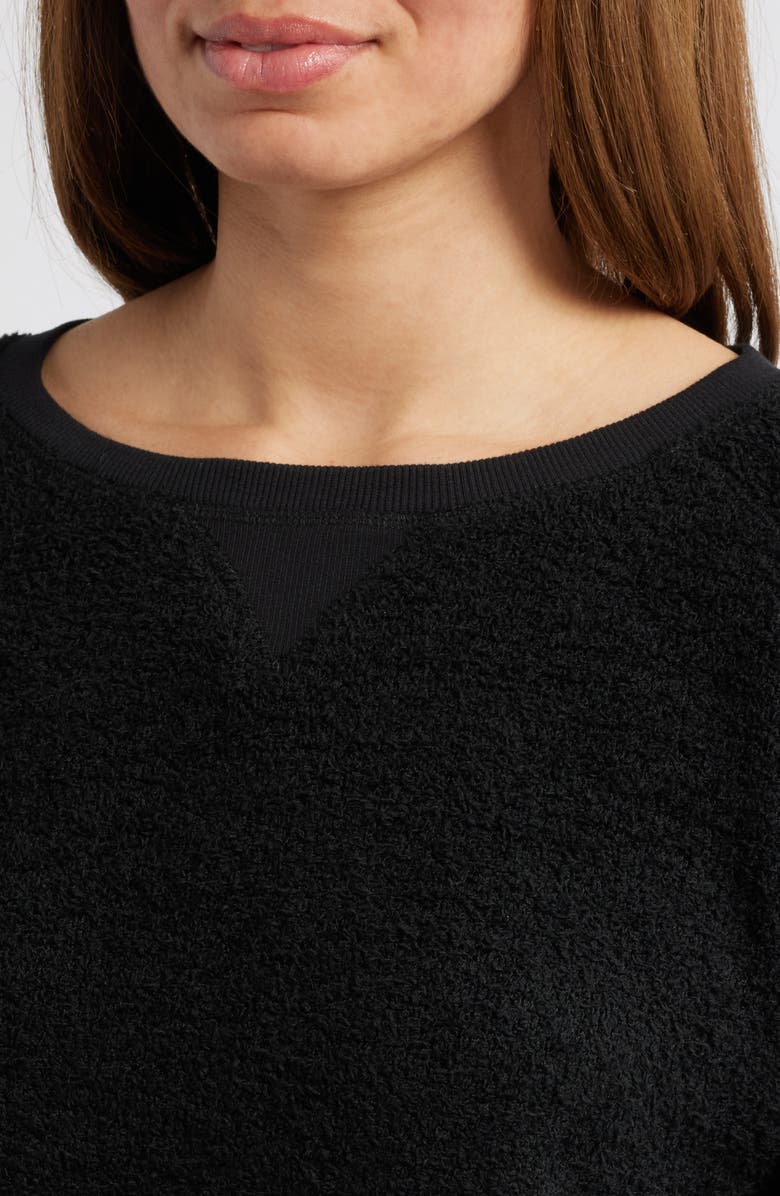 Wit & Wisdom Tie Hem Raglan Pullover, Alternate, color, 