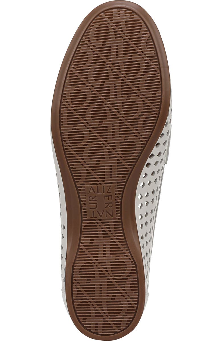 Naturalizer Bloom Perforated Penny Loafer, Alternate, color, Warm White