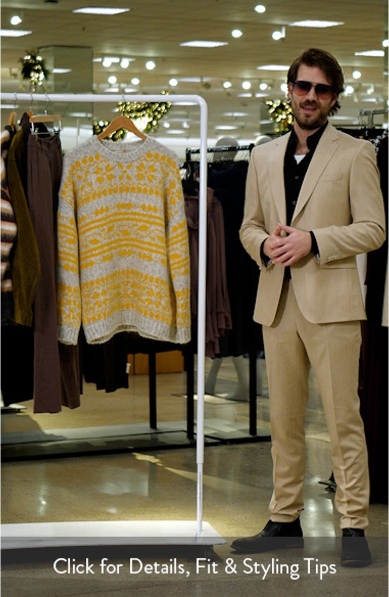 Powder Peak Alpaca Blend Crewneck Sweater, sales video thumbnail