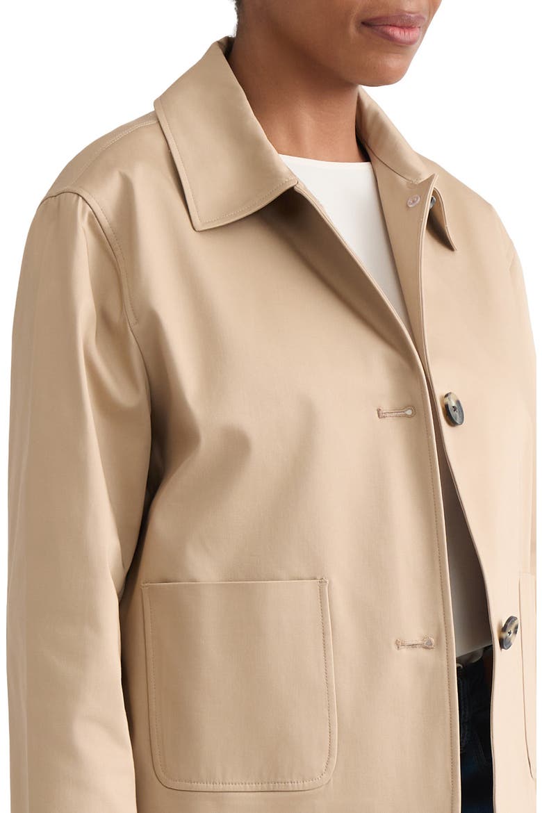 Patch Pocket Cotton Blend Jacket, Alternate, color, JONES KHAKI