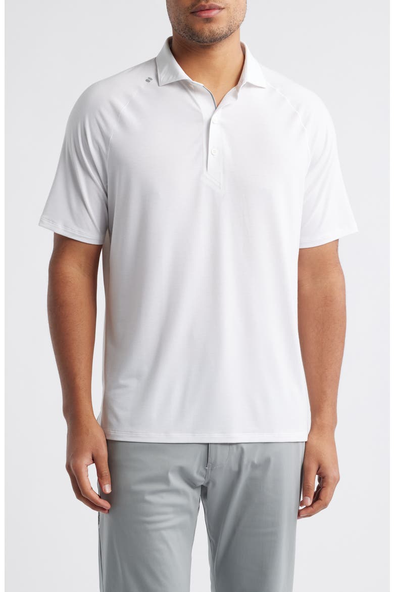 Callan Performance Polo, Main, color, WHITE