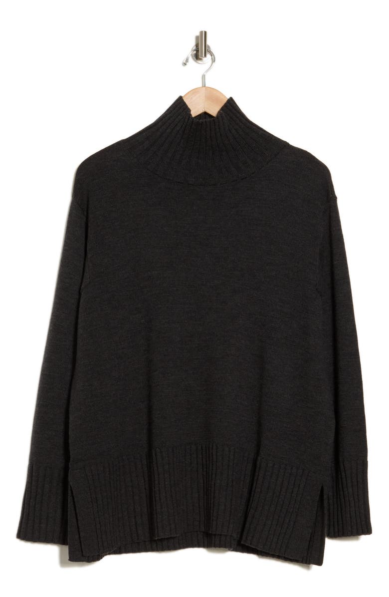 Eileen Fisher Wool Turtleneck Sweater, Alternate, color,