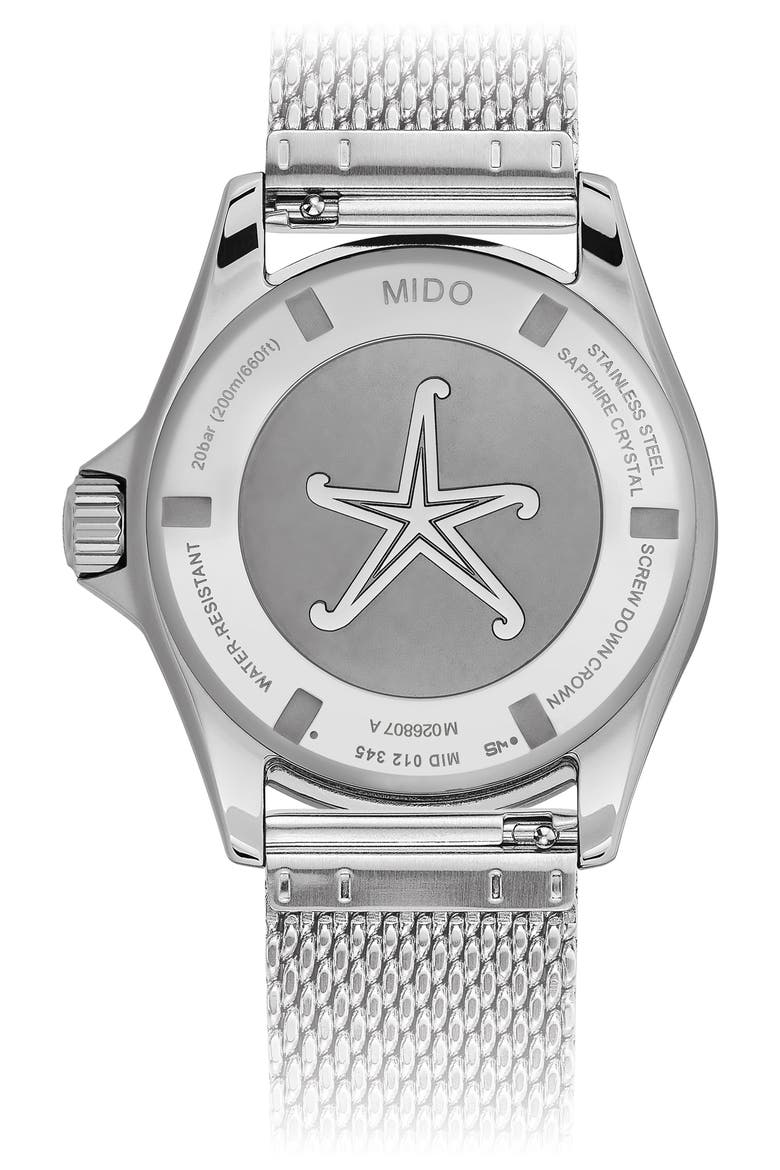 Ocean Star Tribute Bracelet Watch & Rubber Strap Gift Set, 40.5mm, Alternate, color, BLUE GRADIENT