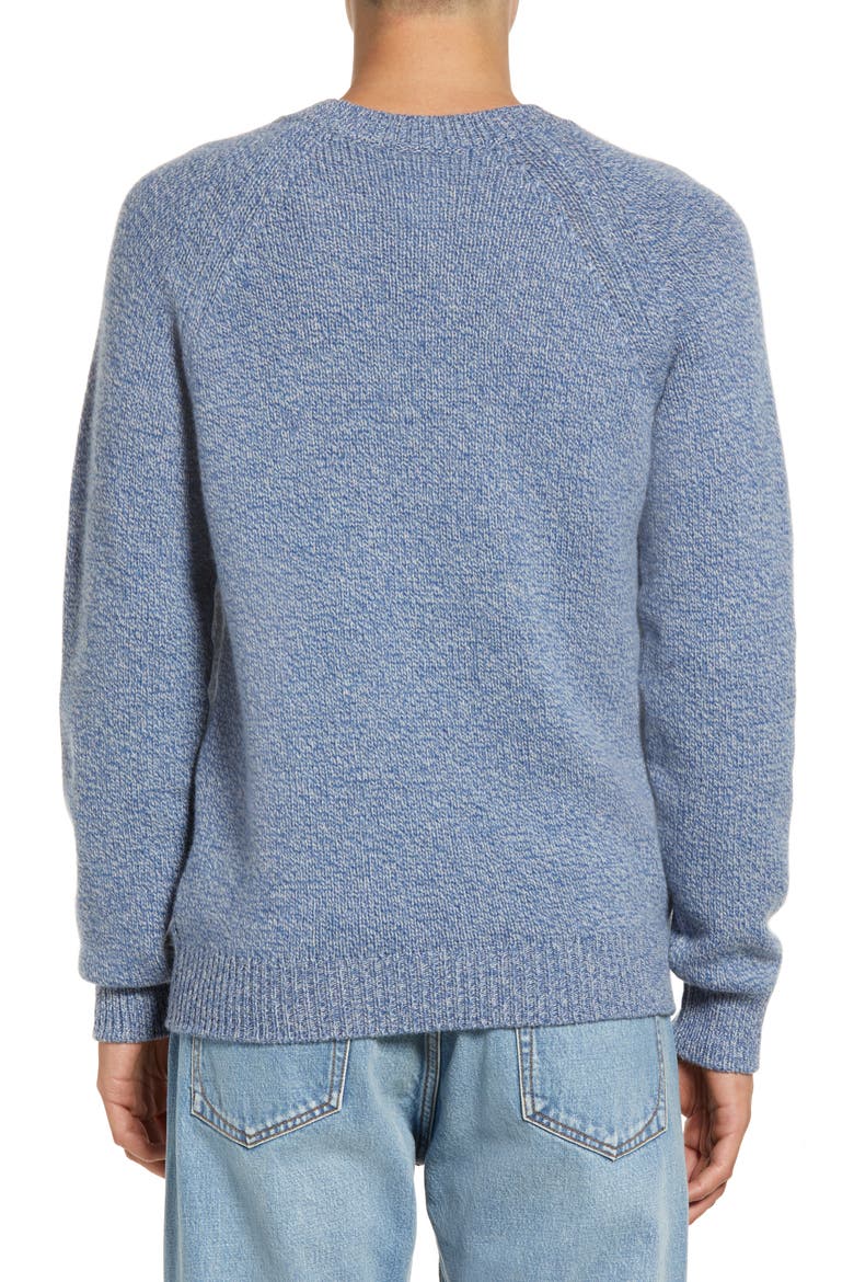 Men's Pull Pierre Wool Sweater, Alternate, color, BLEU ACI