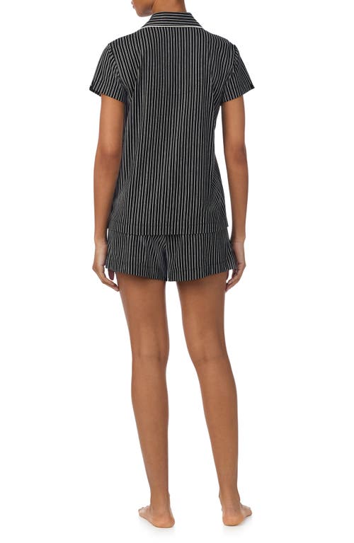 Ralph Lauren Lauren Cotton Blend Short Pajamas In Black