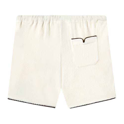 Tombolo 'cabannabis' Cabana Shorts In Ivory