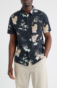 Roark Journey Floral Short Sleeve Button-Up Shirt