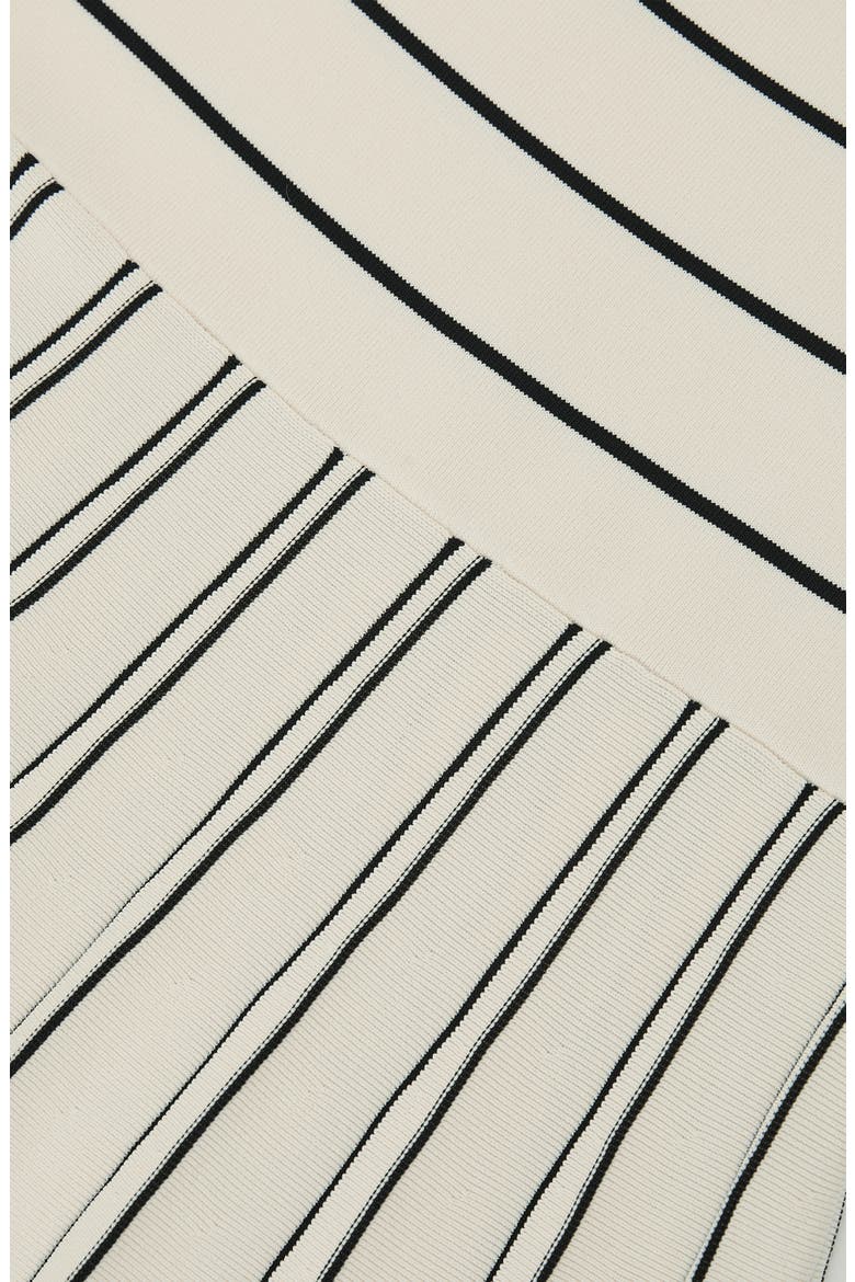 Alice Pleate Midi Skirt, Alternate, color, IVORY/ BLACK
