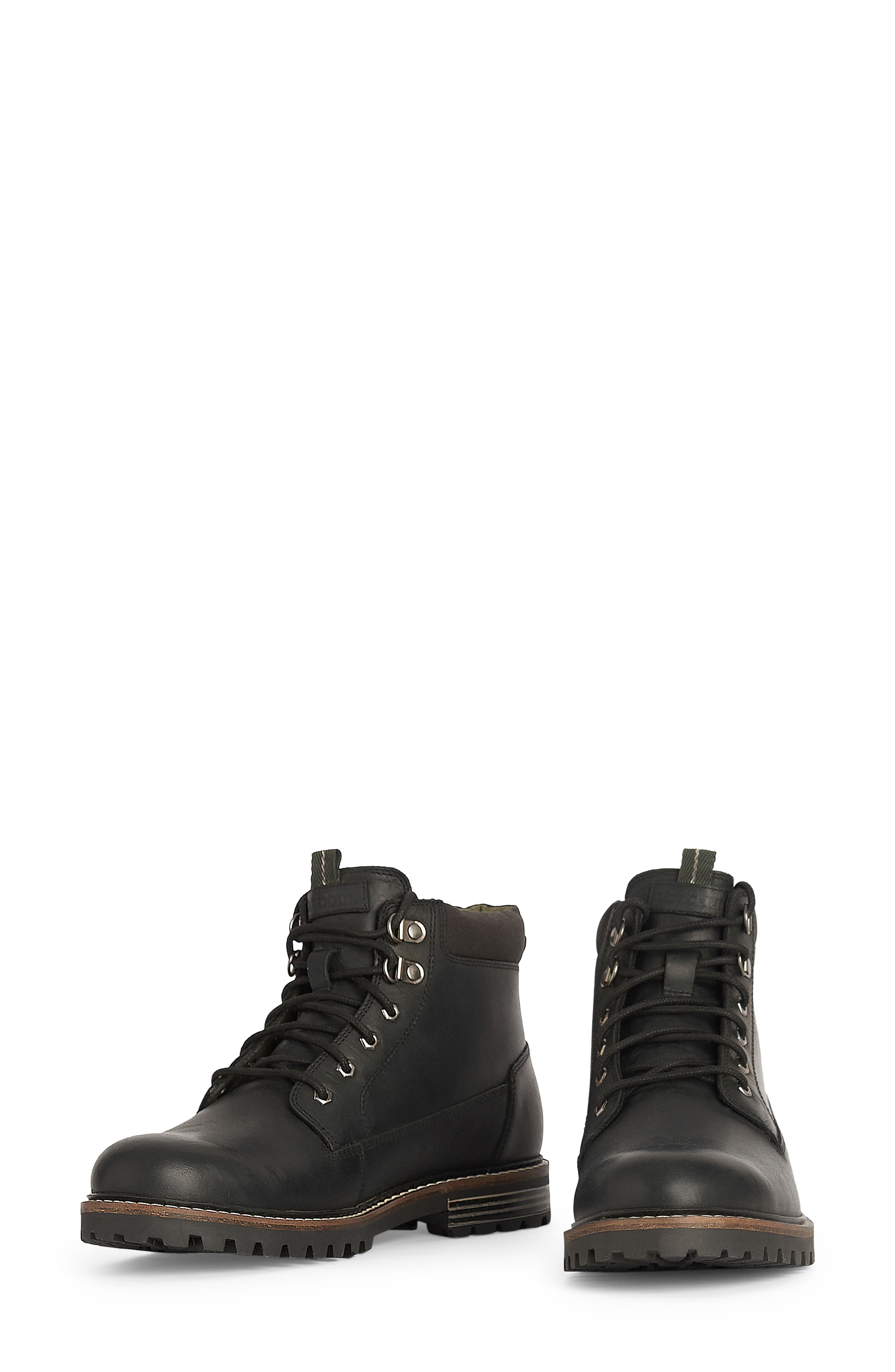 Flint Derby Boot, Alternate, color, BLACK