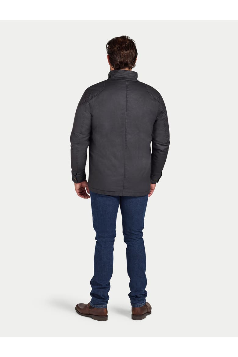 Wax Effect Jacket, Alternate, color, Black