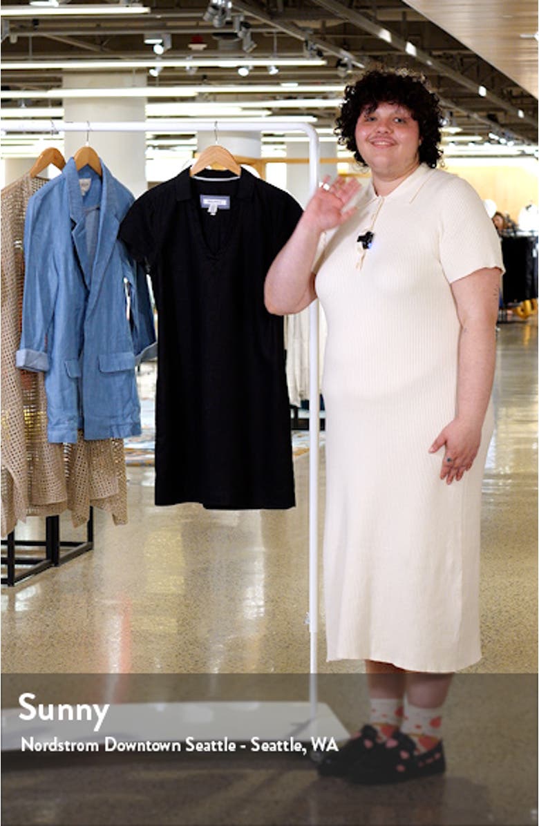 Two Palms Short Sleeve Linen Dress, sales video thumbnail