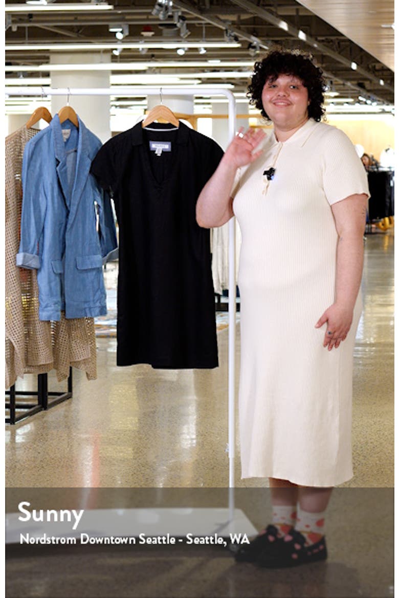 Two Palms Short Sleeve Linen Dress video